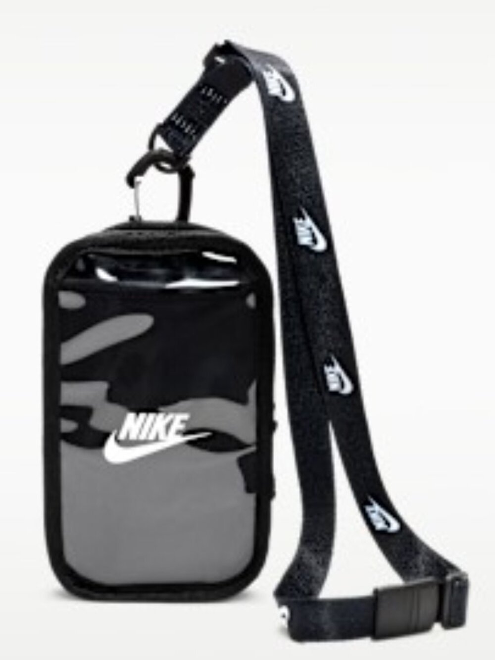 NIKE Club Phone Crossbody Bag in Black